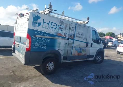 2016 Ram Promaster 1500 Low Roof z USA, uszkodzony, nr VIN 3C6TRVAG2GE109578